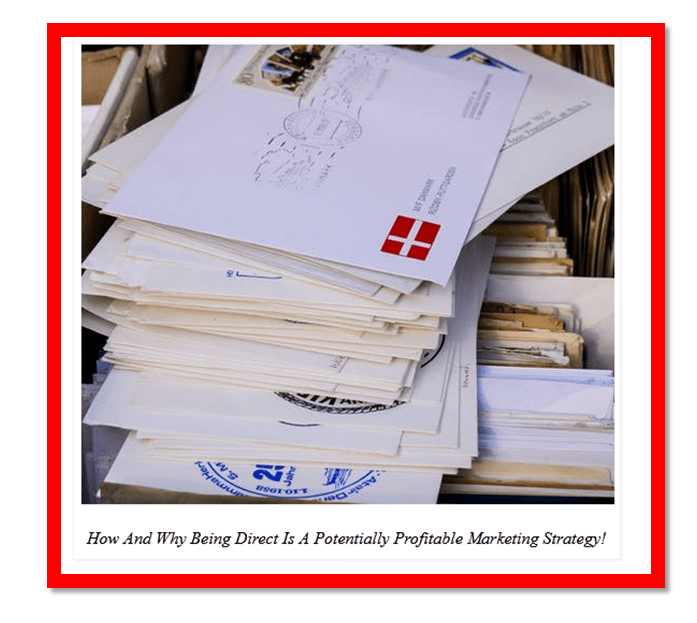 Direct mail campaigns