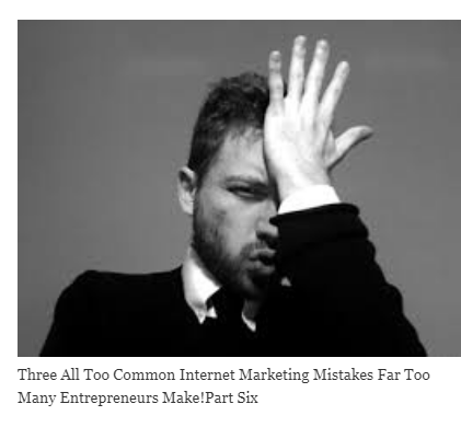 Marketing mistakes