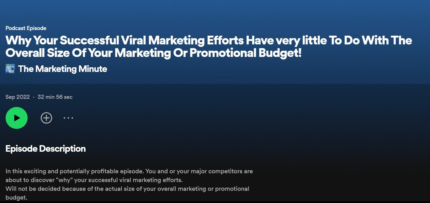 Viral marketing campaigns