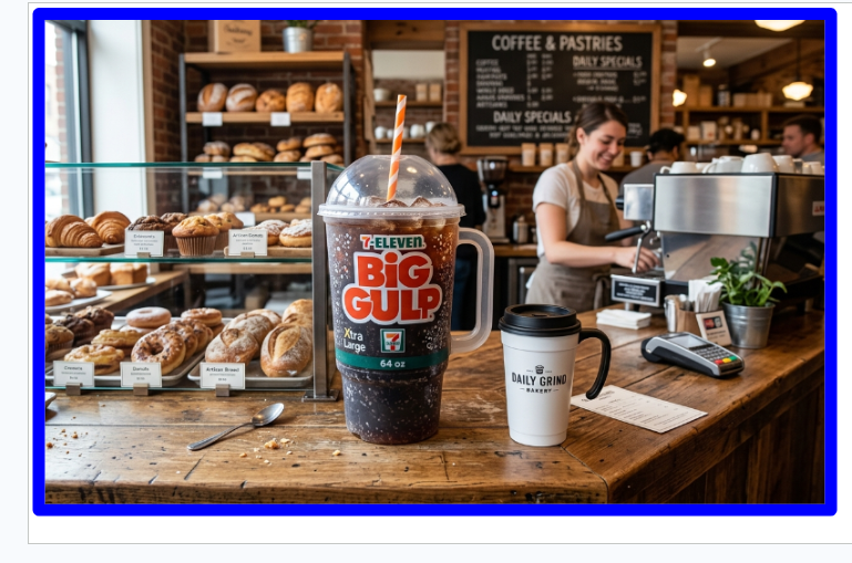 An image of a Big gulp plastic mug