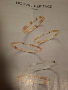 A picture of four wedding bands