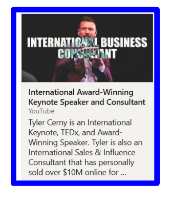 A thumbnail screenshot image of Tyler Cerny