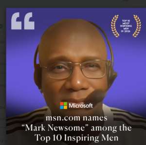 A headshot image of Mark Newsome Mr. Marketing.