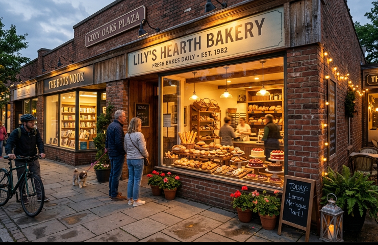 A screenshot of a mom and pop bakery shop.