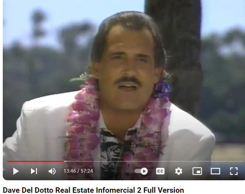 A picture of former creative financing real estate investment guru Dave Deldotto